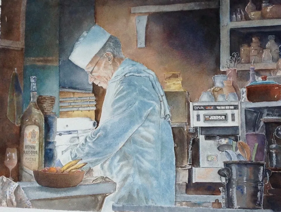 Bistro chef, Nice, France