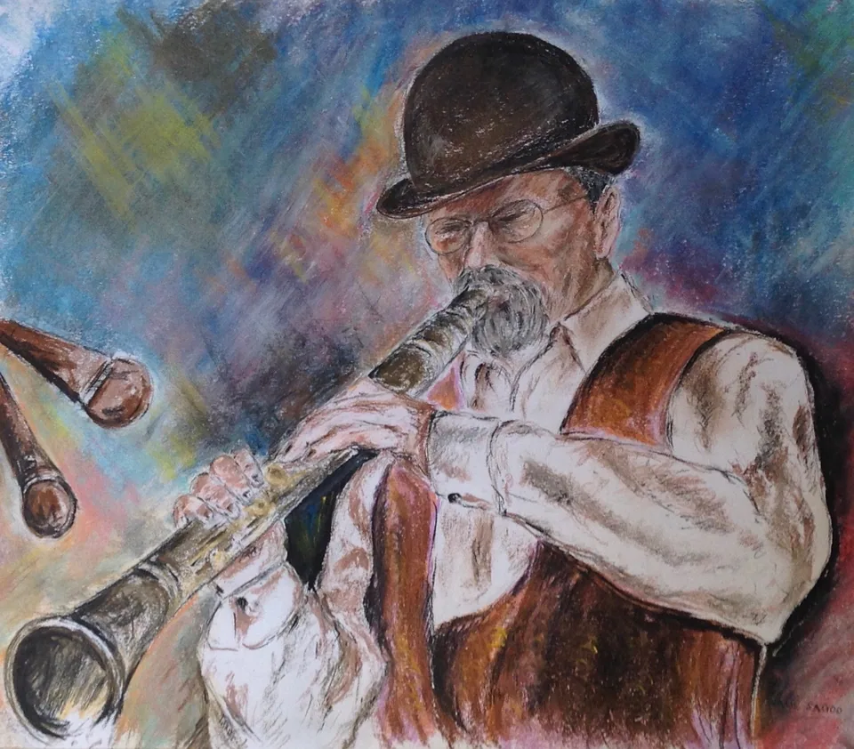 Oboe player
