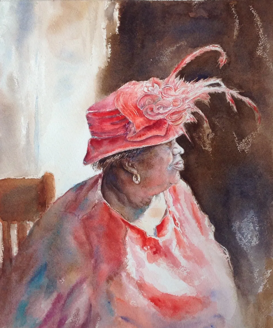 Red (after a painting by Mary Whyte)